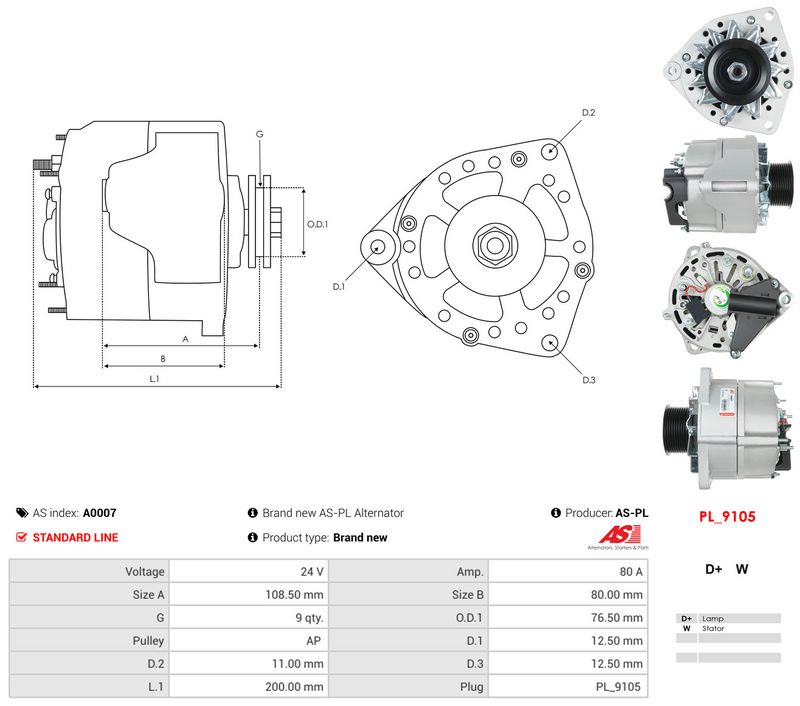 Generaator, AS-PL A0007