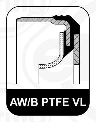 ELRING 545.800 Shaft Seal, crankshaft