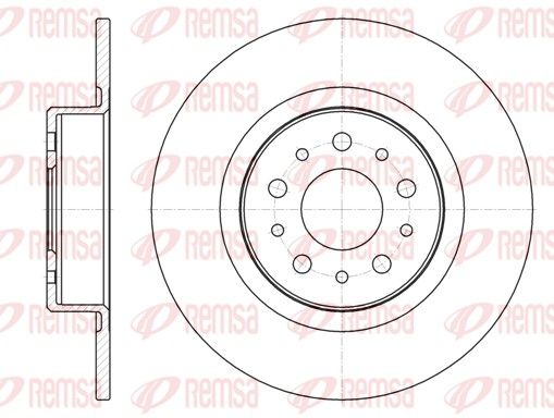 Гальмівний диск, Remsa 6968.00