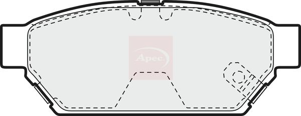 APEC Brake Pad Set, disc brake PAD894