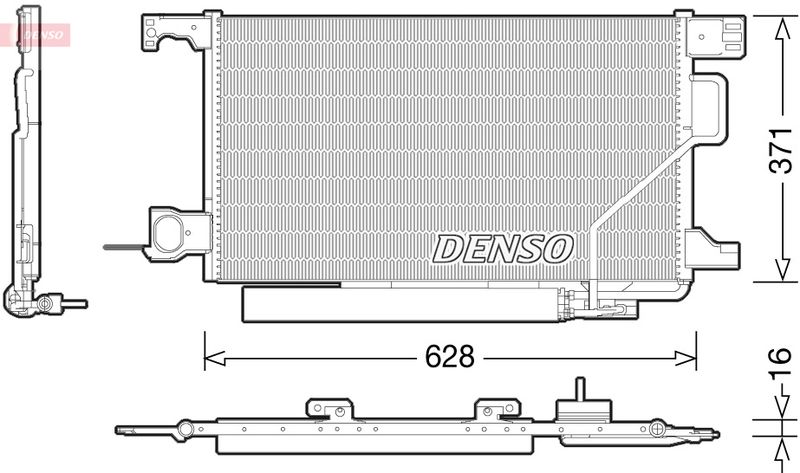 DENSO kondenzátor, klíma DCN17026
