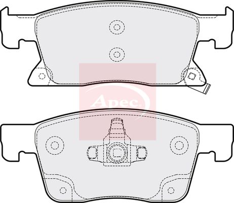 APEC Brake Pad Set, disc brake PAD2101