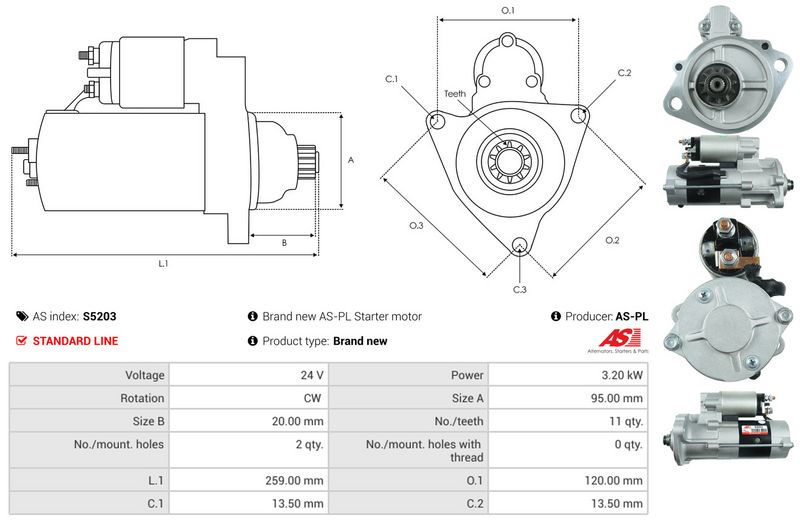 AS-PL S5203 Starter