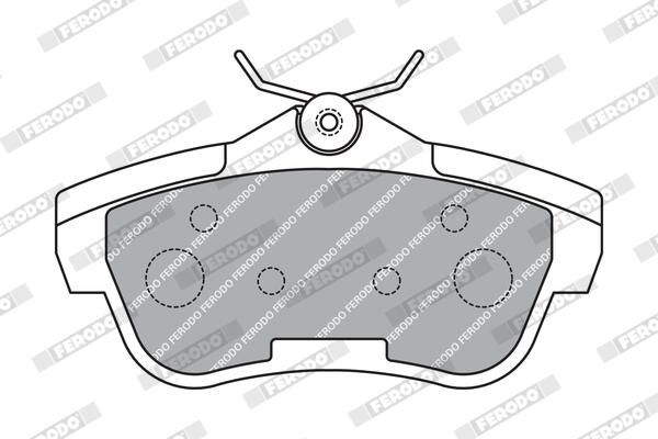 FERODO FVR1772 Brake Pad Set, disc brake