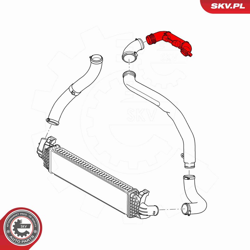 ESEN SKV 43SKV309 Charge Air Hose