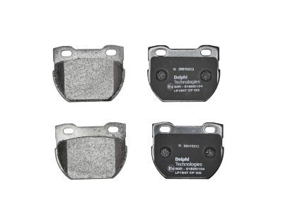 DELPHI LP1847 Brake Pad Set, disc brake