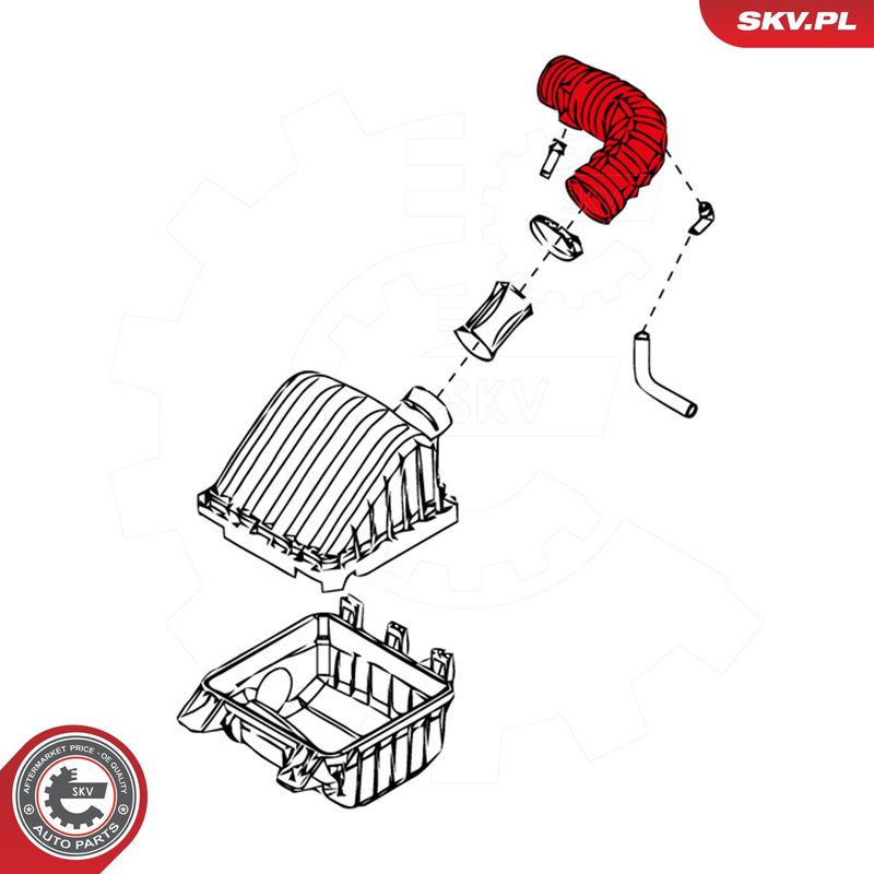 Õhutoru, õhufilter, ESEN SKV 24SKV418