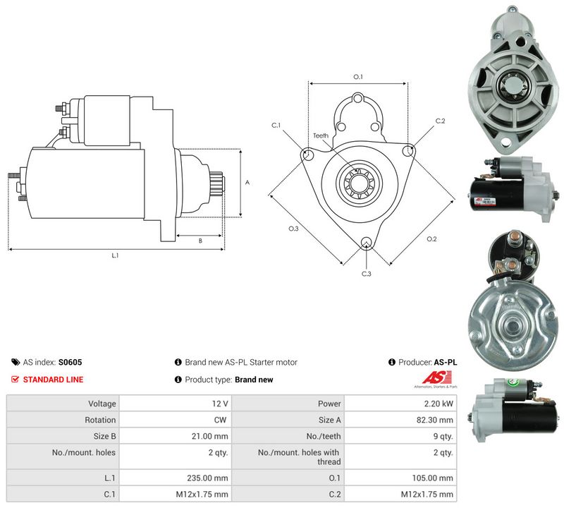 AS-PL S0605 Starter