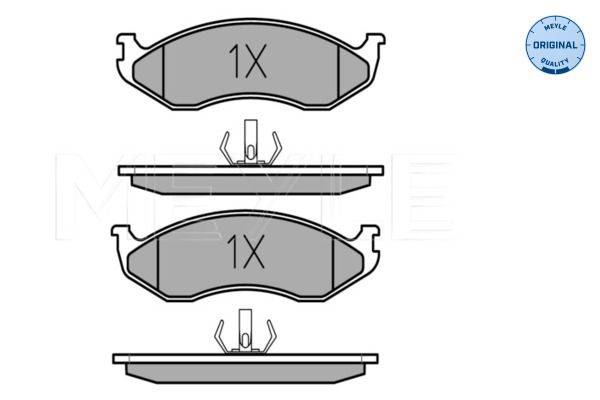 MEYLE 025 218 2217 Brake Pad Set, disc brake