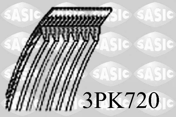 SASIC hosszbordás szíj 3PK720