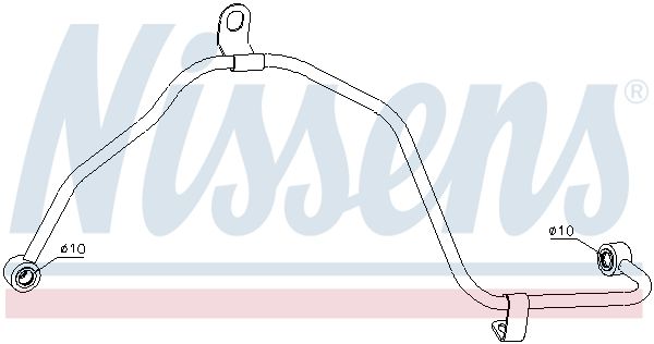 Õliühendus, kompressor, NISSENS 935055