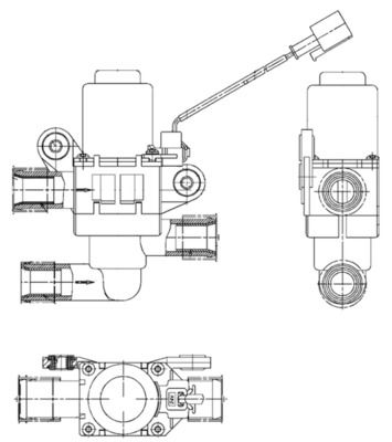 ventil klimatizace MAN, VOLVO, RVI AVS2000P