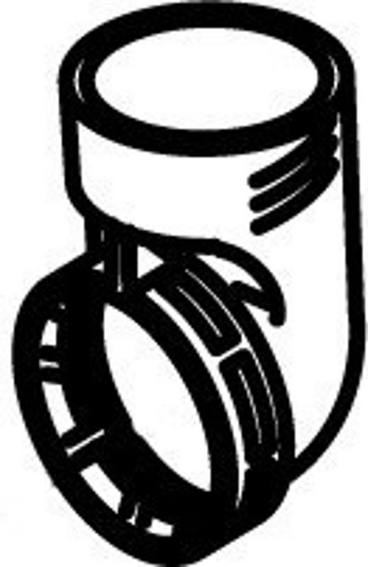 Canal de aer WEBASTO Hot air elbow D60, 90° 1320124A