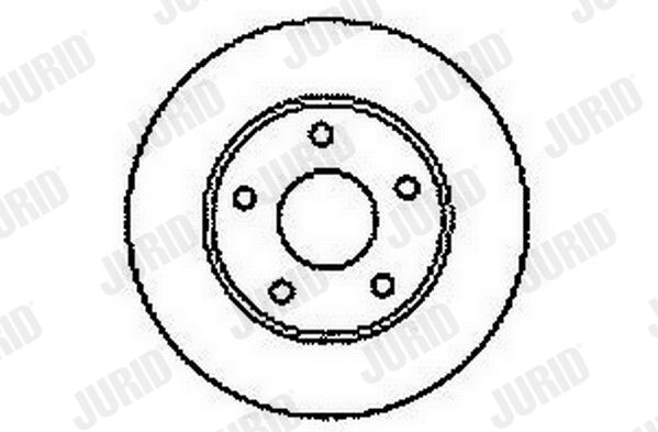 Гальмівний диск, Jurid 561549JC