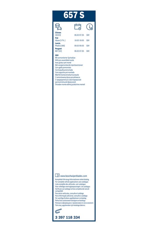 BOSCH 3 397 118 334 Wiper Blade