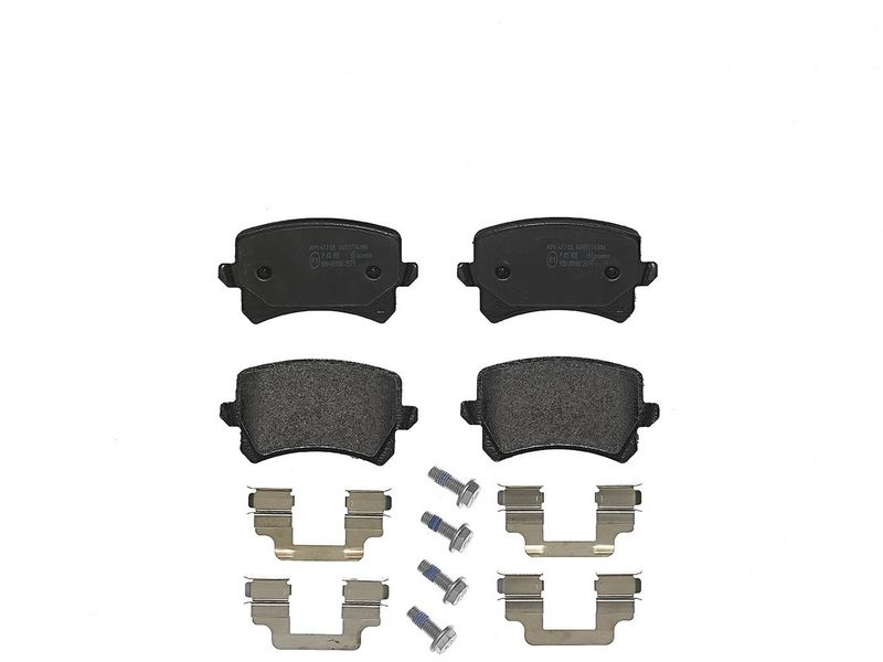 комплект спирачно феродо, дискови спирачки BREMBO