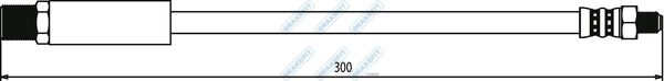 APEC Brake Hose BHO4053
