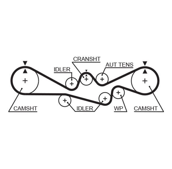 GATES K015537XS Timing Belt Kit