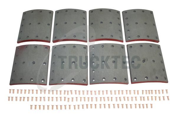 TRUCKTEC AUTOMOTIVE 03.35.124 - Brake Lining Kit, drum brake