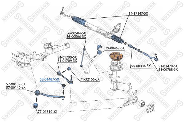 STELLOX 52-01487-SX Ball Joint