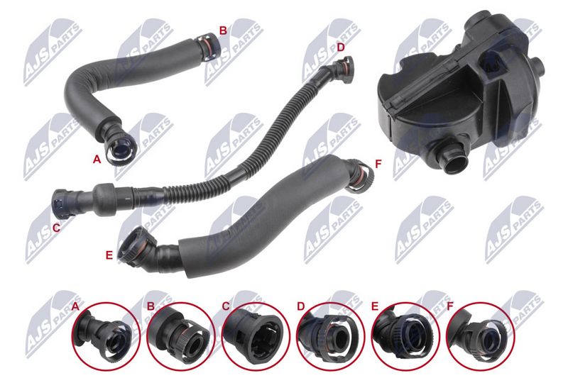 NTY SEP-BM-004 Repair Kit, crankcase ventilation