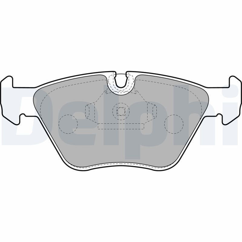 Delphi LP1608 Brake Pad Set, disc brake