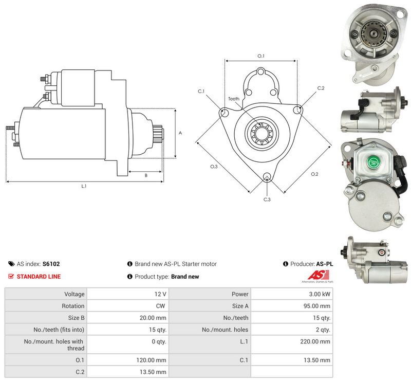 AS-PL S6102 Starter