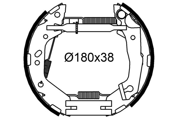 VALEO Remschoenset 554955