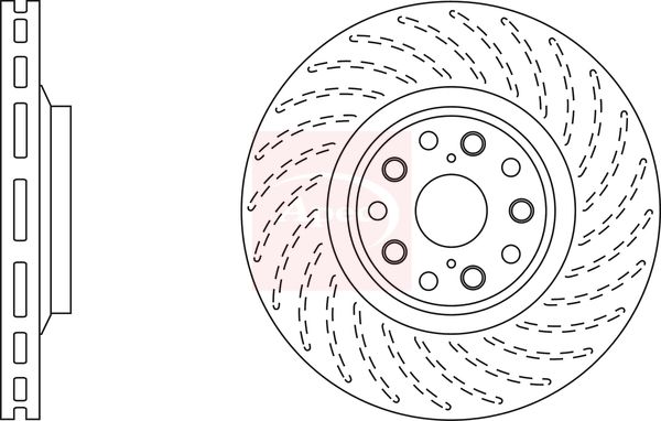 APEC Brake Disc DSK2828