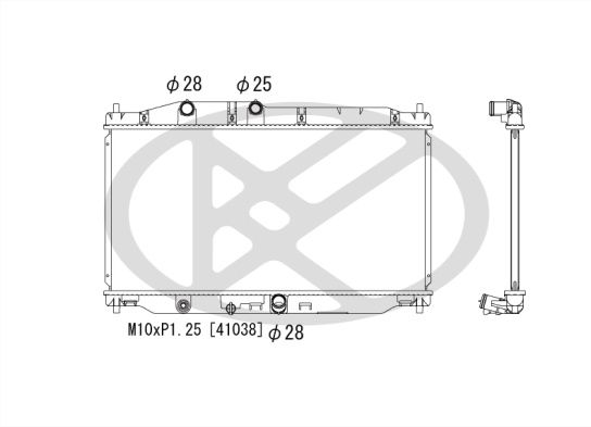 Radiator, racire motor KOYORAD PL082922R
