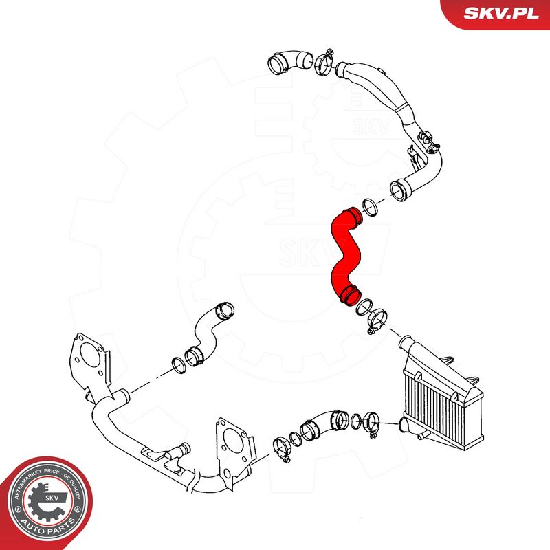 Laadimisõhu voolik, ESEN SKV 43SKV308