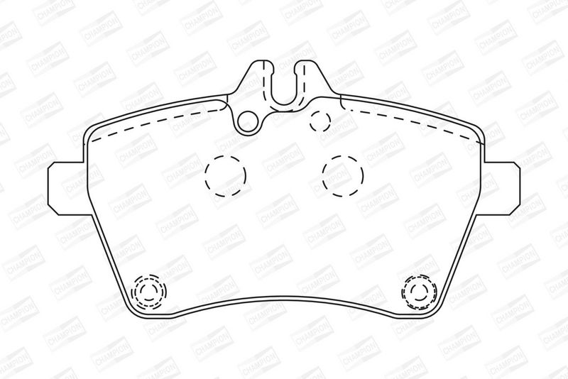 CHAMPION Plaquettes de frein à disque 573226CH