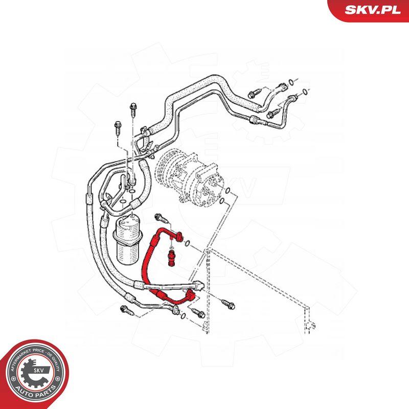Kõrgsurve-, madalsurvetorustik, kliimaseade, ESEN SKV 54SKV674