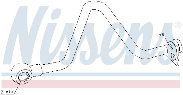 Õliühendus, kompressor, NISSENS 935068
