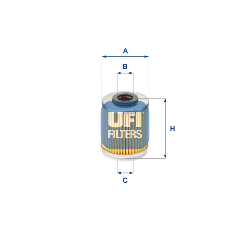 Оливний фільтр, Ufi 25.587.00