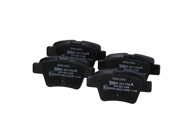 Piduriklotsi komplekt, ketaspidur, VALEO 301702A