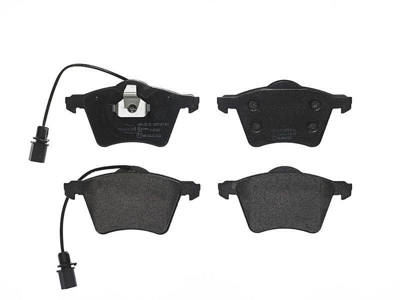 Piduriklotsi komplekt, ketaspidur, BREMBO P 85 052