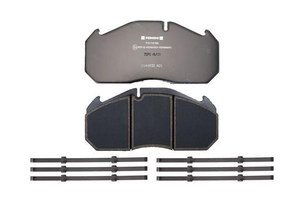 Sada brzdových destiček, kotoučová brzda FCV1578B