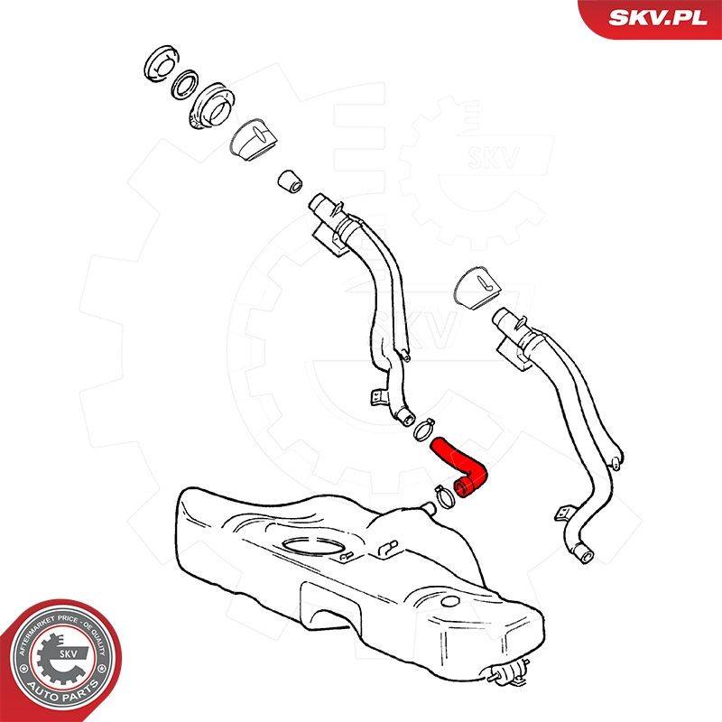 ESEN SKV 96SKV082 Fuel Line