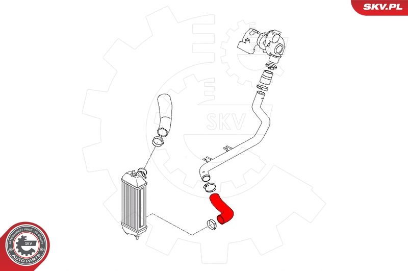 Шланг подачі наддувального повітря, Skv Germany 24SKV588