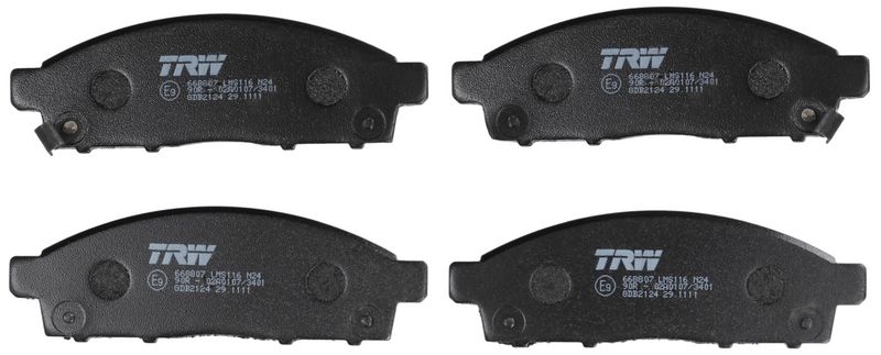 TRW GDB2124 Brake Pad Set, disc brake