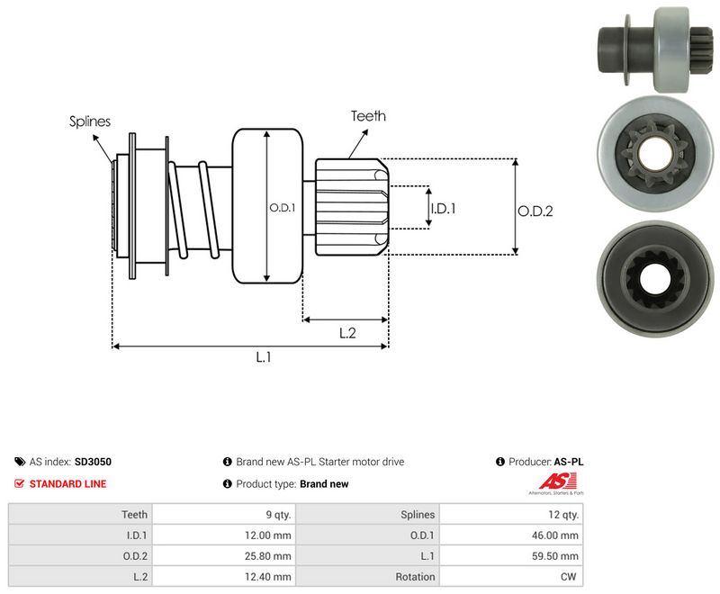 Vabajooks, starter, AS-PL SD3050