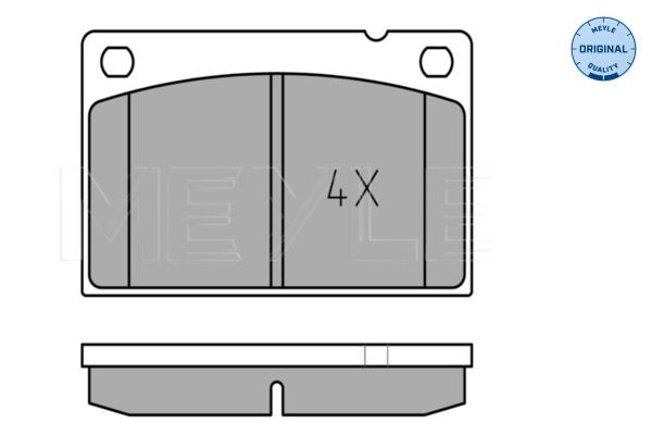 MEYLE 025 201 5316 Brake Pad Set, disc brake