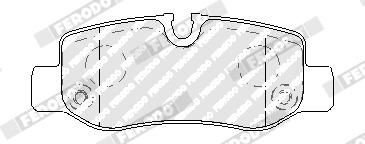 FERODO FVR5013 Brake Pad Set, disc brake