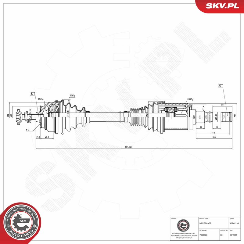 Veovõll, ESEN SKV 40SKV299