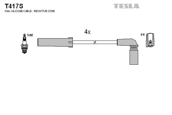 Комплект электропроводки TESLA