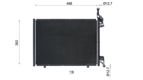 Product Image - Condensor, airconditioning - AC1115000S - MAHLE