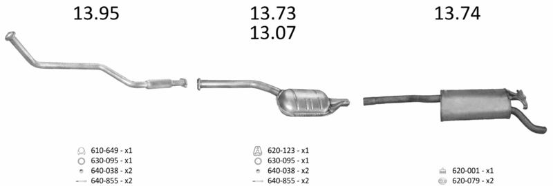 EDEX 1018 Išmetimo sistema