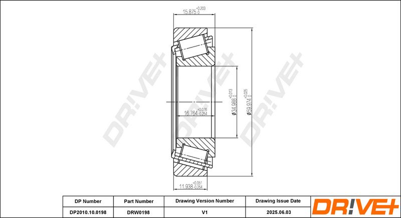 Set rulment roata DP2010.10.0198 Dr!ve+