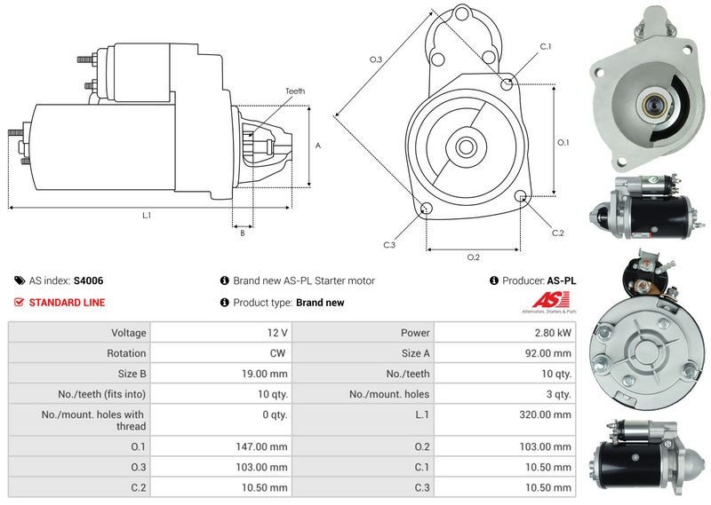 AS-PL S4006 Starter